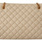 Ethereal White Nappa Tote - Chic Elegance Personified