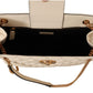 Ethereal White Nappa Tote - Chic Elegance Personified