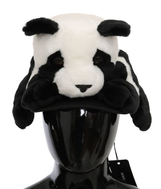 Chic Panda Motif Cotton Baseball Cap