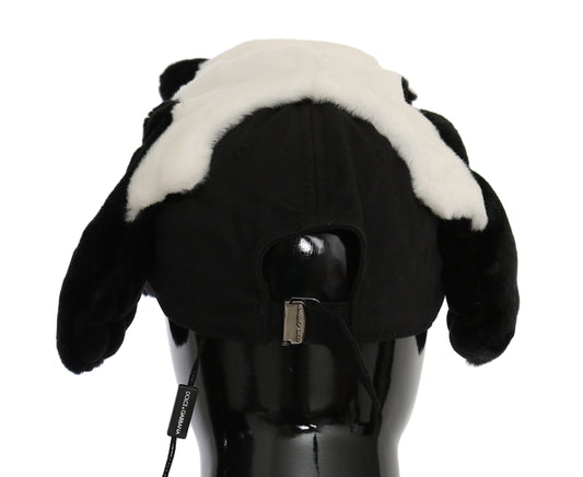 Chic Panda Motif Cotton Baseball Cap