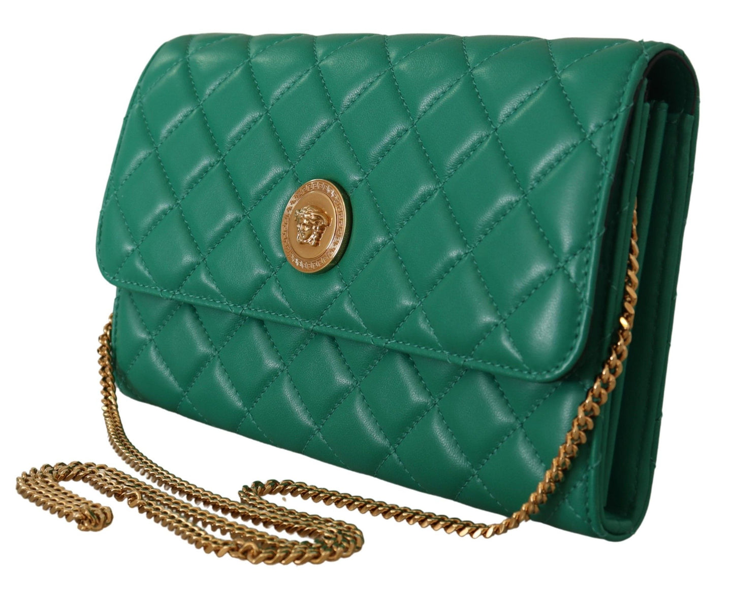 Elegant Emerald Evening Shoulder Bag