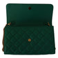Elegant Emerald Evening Shoulder Bag