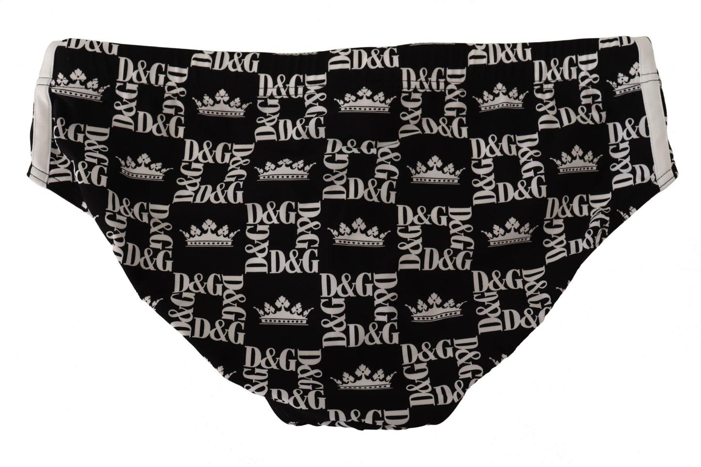 Elegant Logo Print Swim Briefs