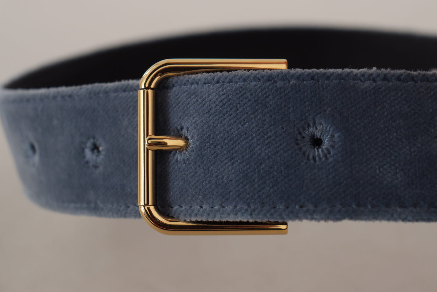 Elegant Navy Velvet Designer Belt