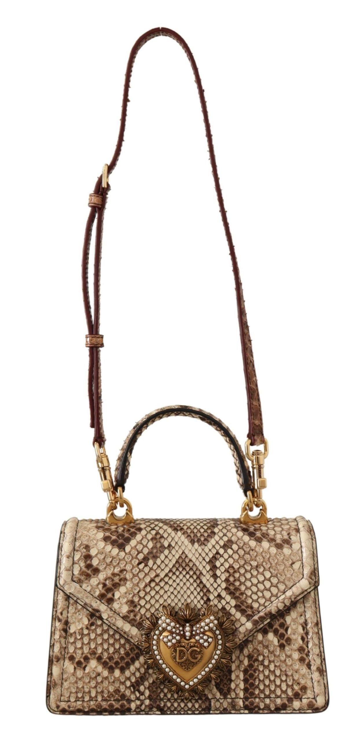 Exotic Python Devotion Shoulder Bag