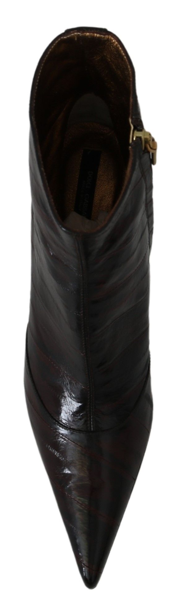 Elegant Bordeaux Pointed Leather Boots