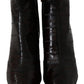 Elegant Bordeaux Pointed Leather Boots