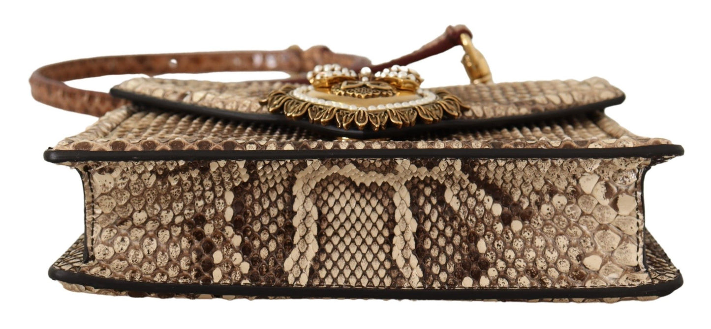 Exotic Python Devotion Shoulder Bag