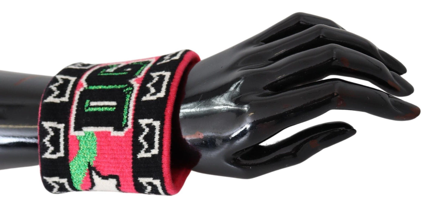 Multicolor Cashmere-Blend Wrist Wrap