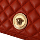 Elegant Red Nappa Leather Shoulder Bag