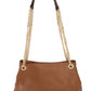Chic Jet Set Leather Shoulder Bag