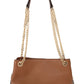 Chic Jet Set Leather Shoulder Bag
