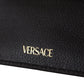 Elegant Black Leather Card Holder