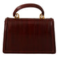 Bordeaux Devotion Leather Shoulder Bag