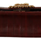 Bordeaux Devotion Leather Shoulder Bag