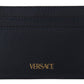 Elegant Navy Calf Leather Card Holder