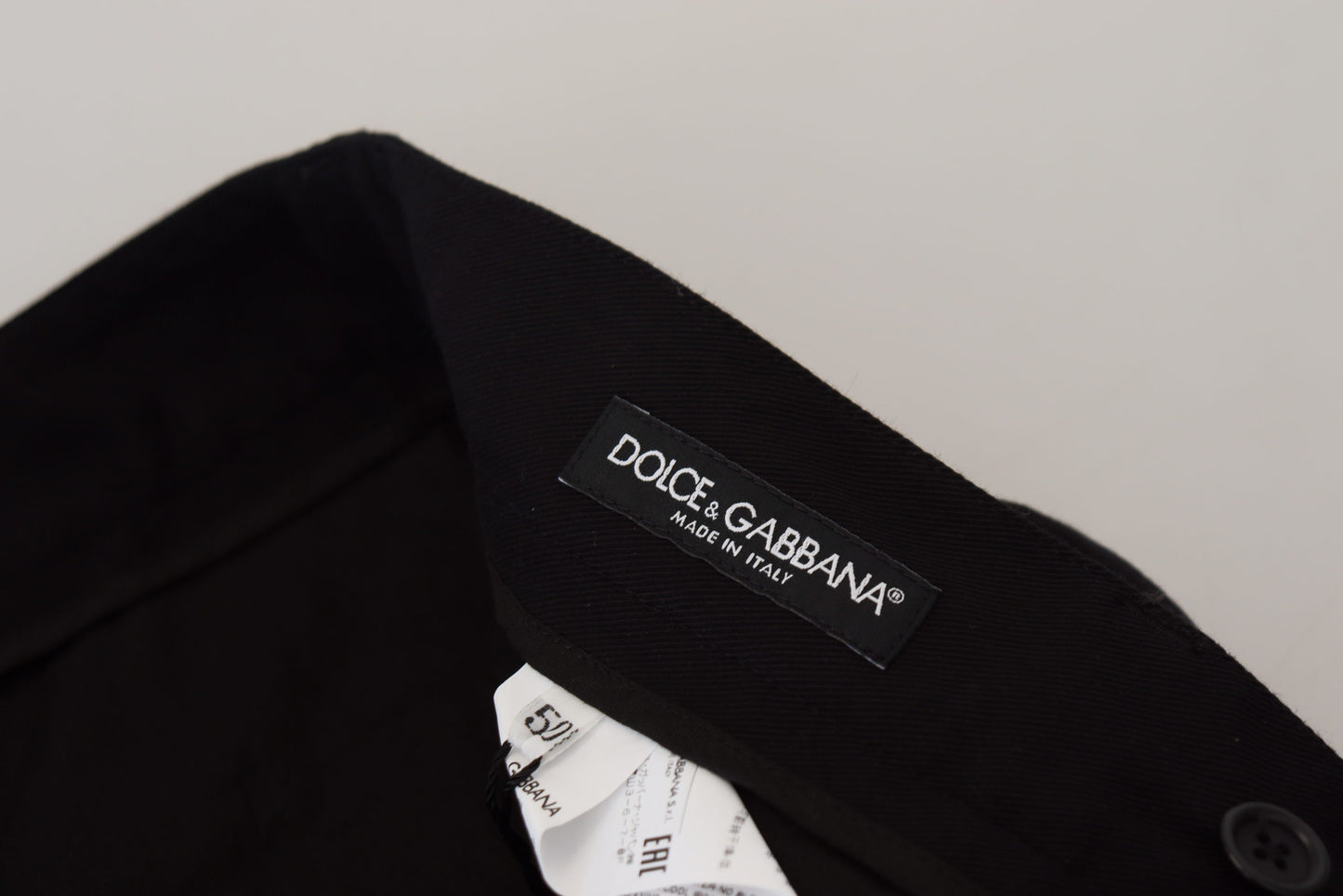 Sleek Black Jogger Pants - Italian Craftsmanship