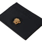 Elegant Navy Calf Leather Card Holder