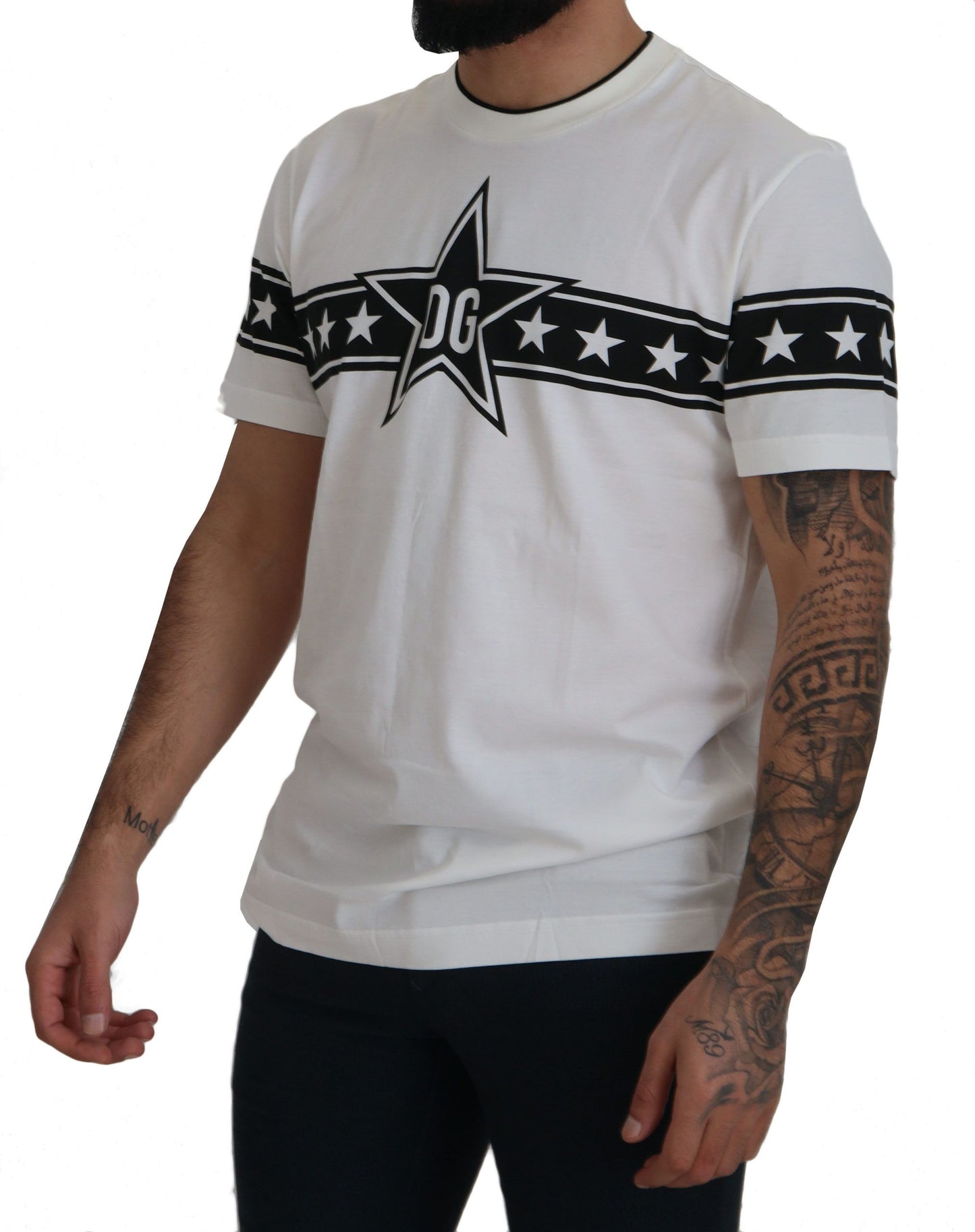 Star Logo Cotton Crew Neck Tee