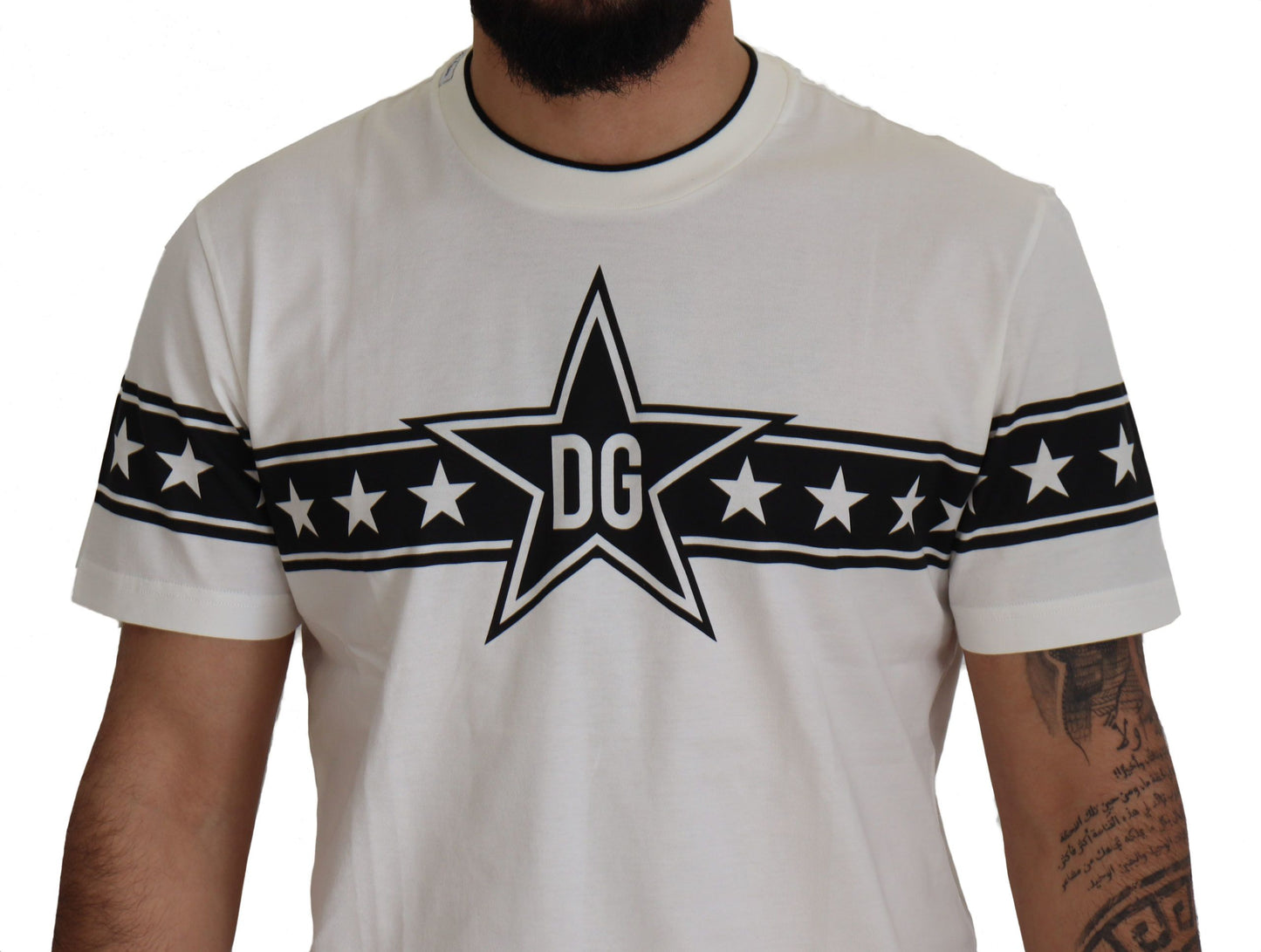 Star Logo Cotton Crew Neck Tee