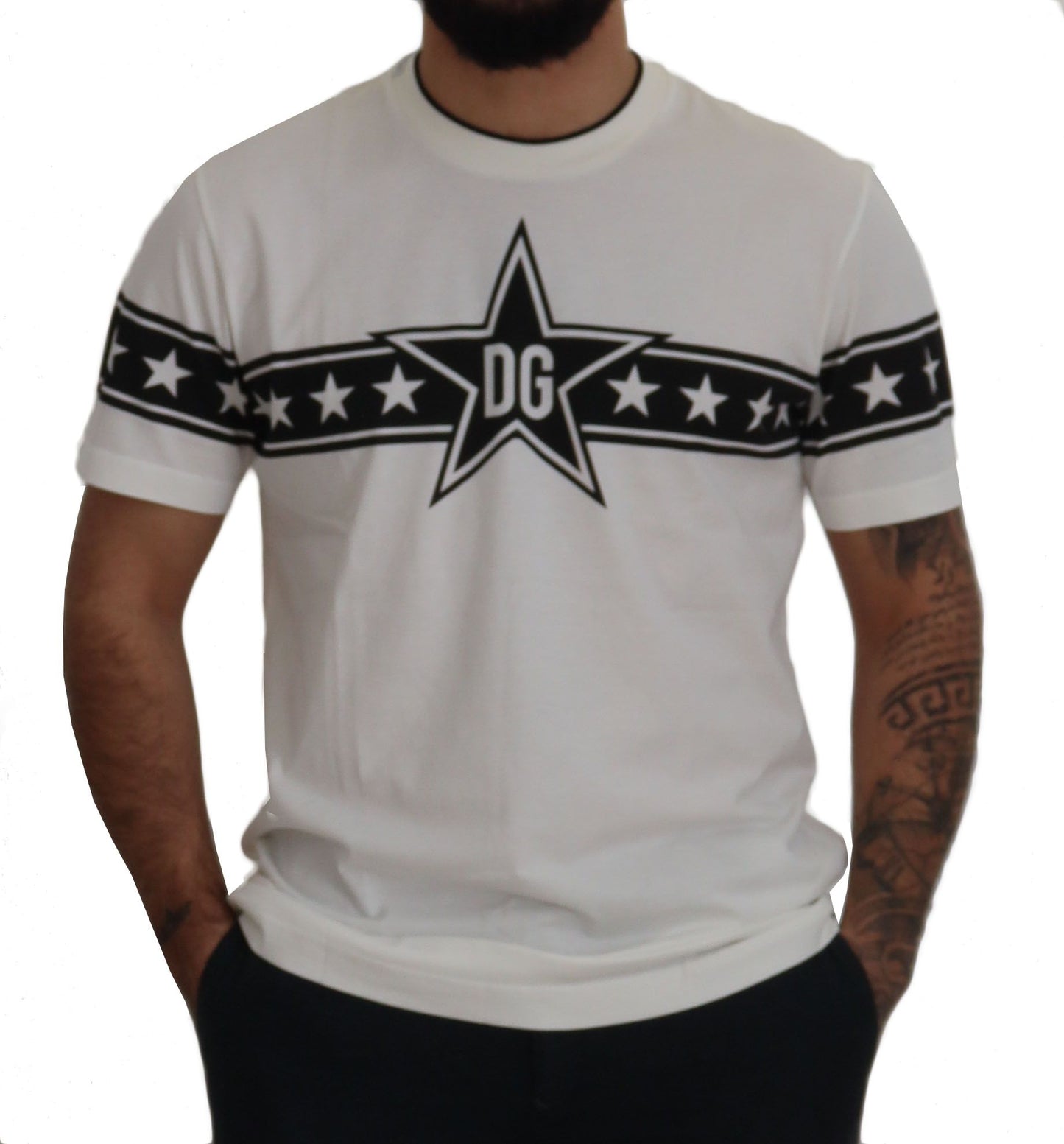 Star Logo Cotton Crew Neck Tee