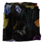 Elegant Floral Cashmere Silk Scarf