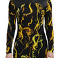 Elegant Viscose Blend Top with Iconic Print