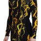 Elegant Viscose Blend Top with Iconic Print