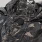 Elegant Designer Black Nylon Pullover Jacket