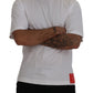 Elegant Short Sleeve Silk Crewneck Tee