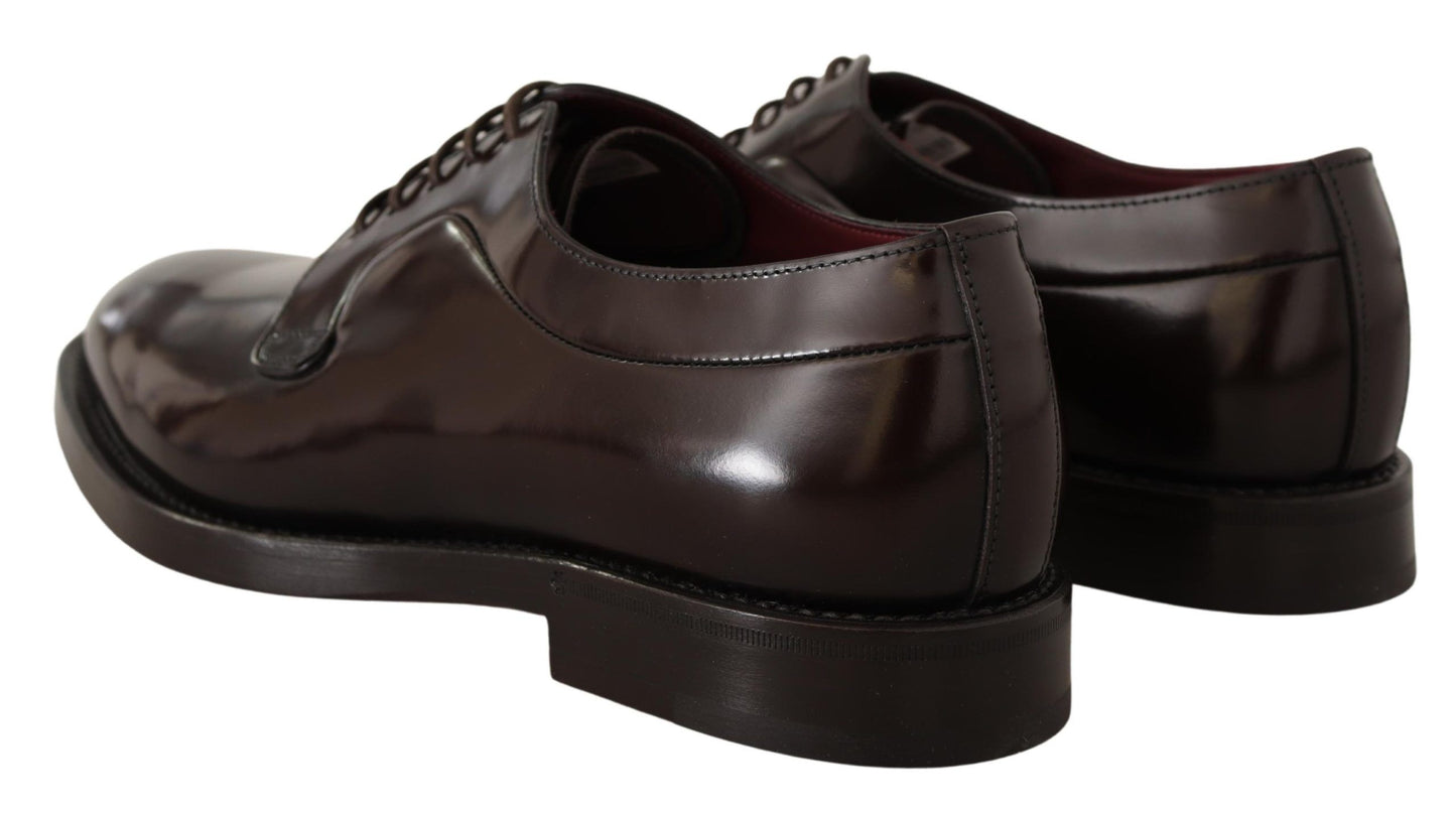 Elegant Leather Derby Dress Shoes