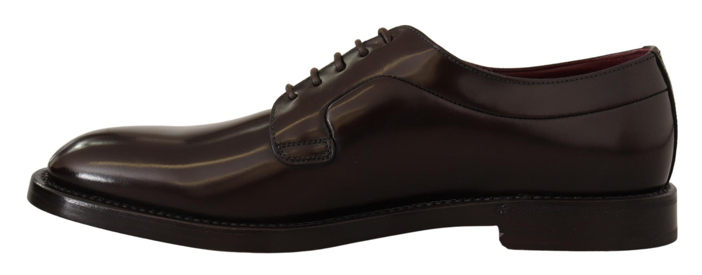 Elegant Leather Derby Dress Shoes