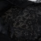 Black Floral Lace Bomber Jacket