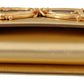Elegant Gold Leather Phone Purse with Chain Strap