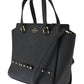 Elegant Black Leather Small Hadlee Shoulder Bag