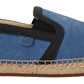Elegant Blue Leather Loafers