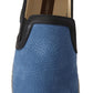 Elegant Blue Leather Loafers