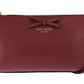 Elegant Bordeaux Leather Crossbody