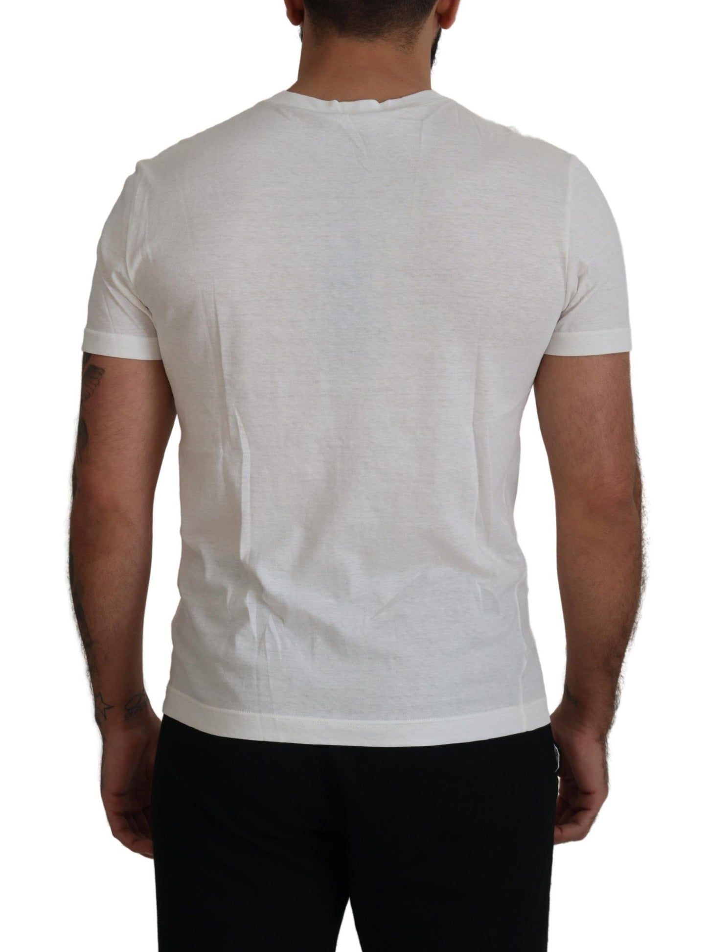 Chic White Cotton YES! THANKS! Tee