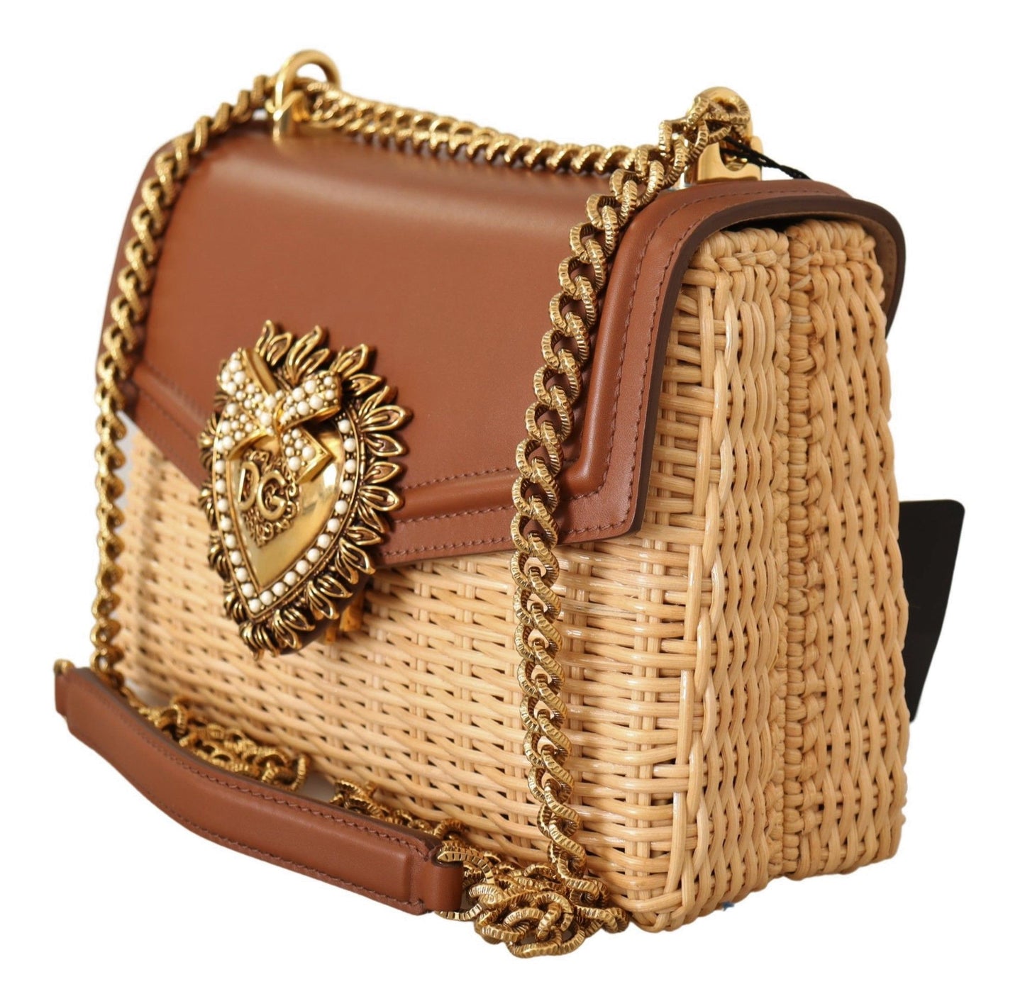 Elegant Beige Devotion Shoulder Bag