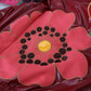 Maroon Floral Luxe Jacket