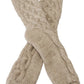 Beige Wool-Alpaca Blend Knit Socks