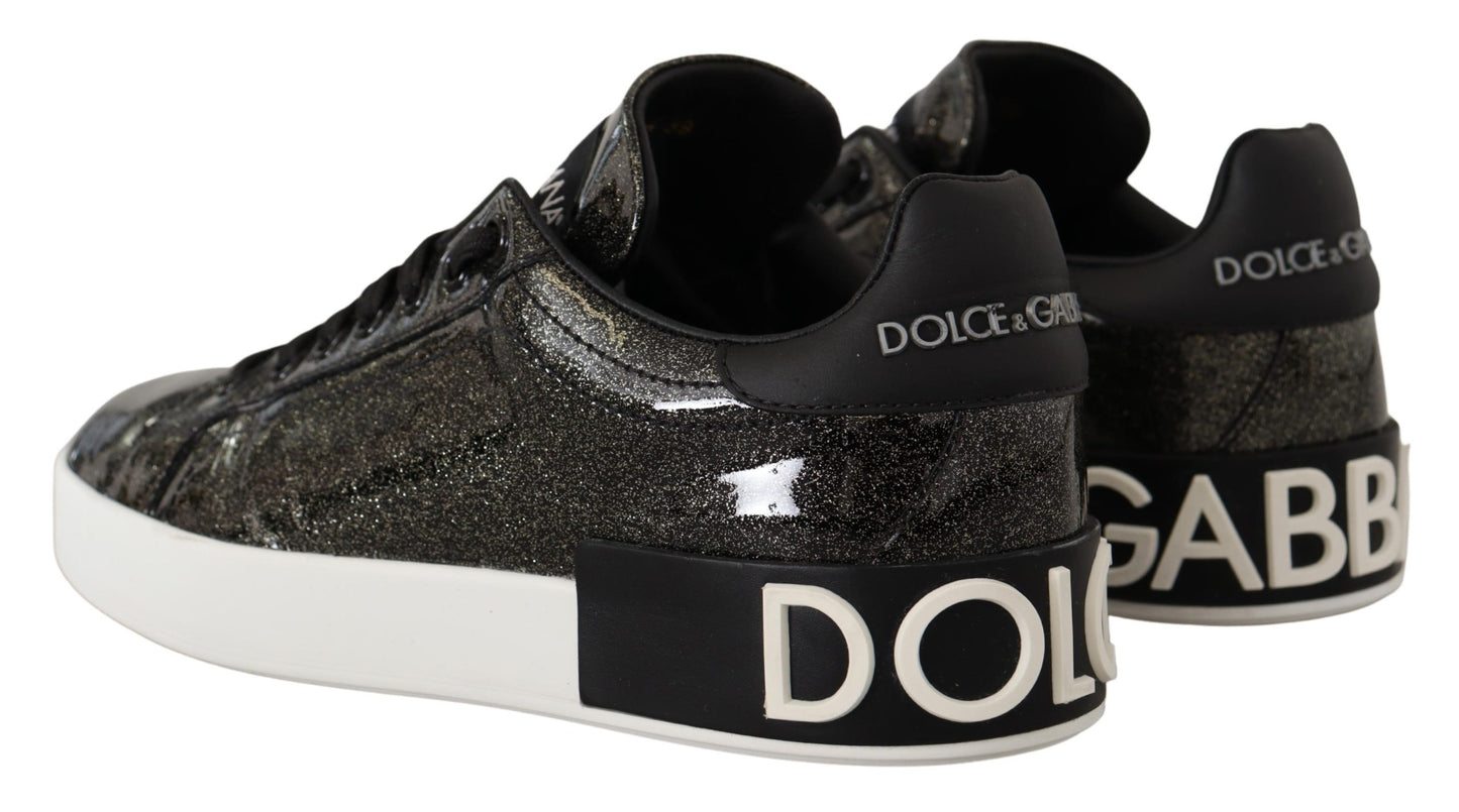 Chic Portofino Patent Leather Sneakers
