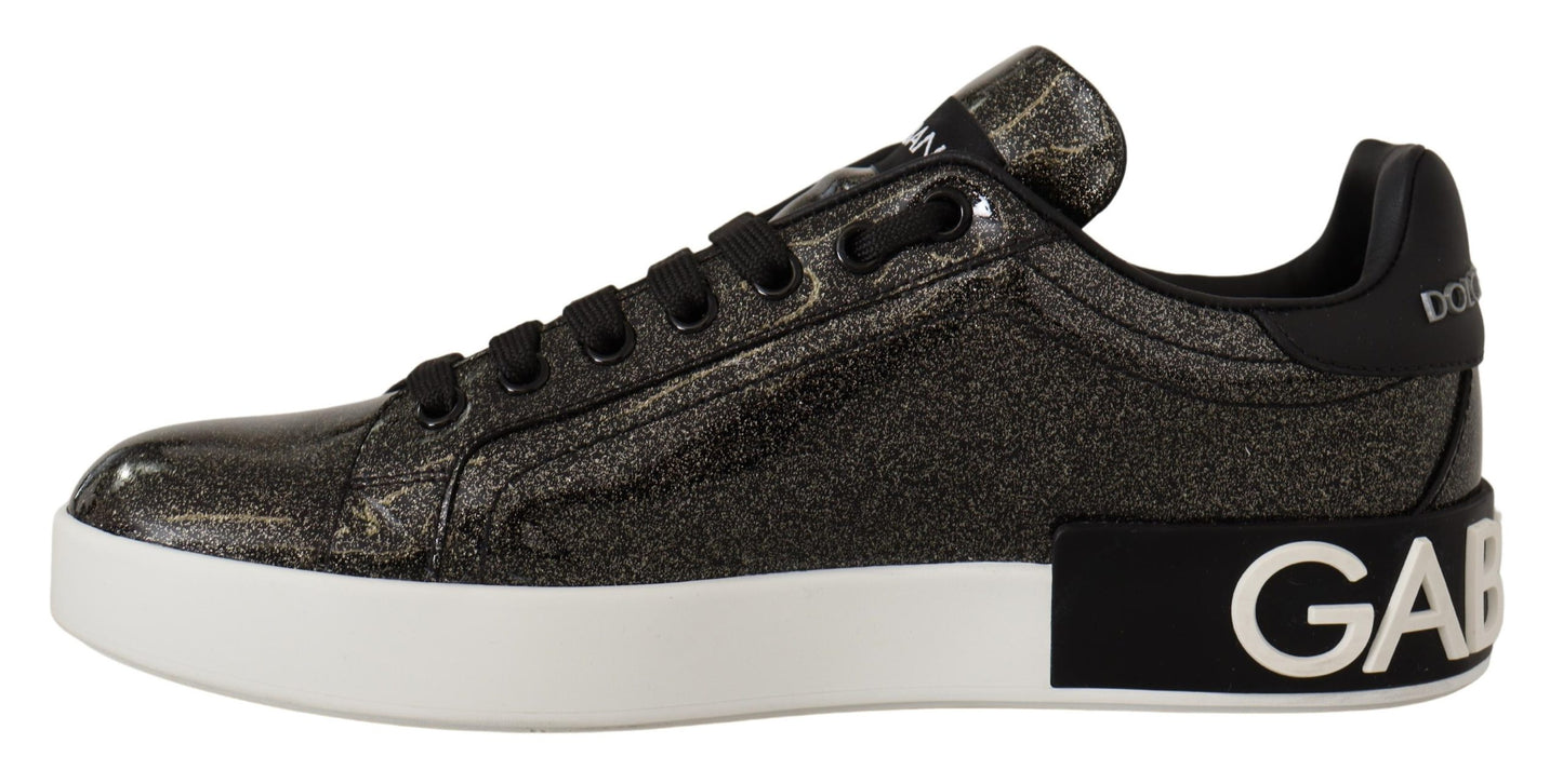 Chic Portofino Patent Leather Sneakers