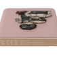 Chic Pink Leather Power Bank