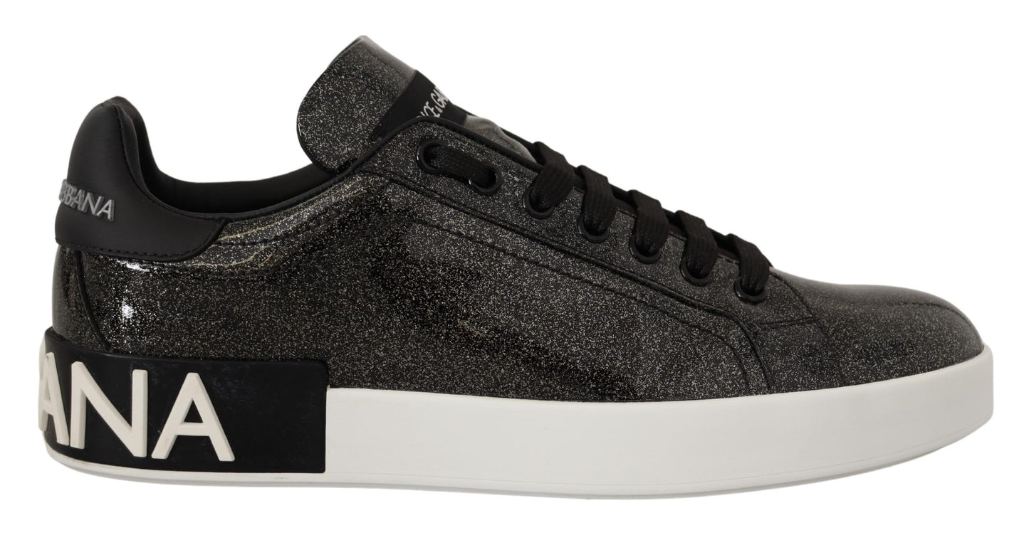 Chic Portofino Patent Leather Sneakers