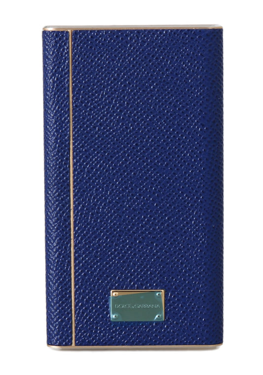 Elegant Blue & Gold Power Bank Charger