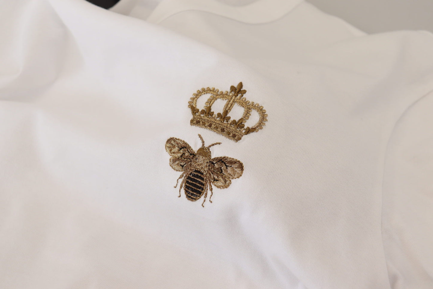 Regal Bee Embroidered Cotton Tee