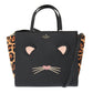 Elegant Leopard Hayden Leather Shoulder Bag