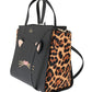 Elegant Leopard Hayden Leather Shoulder Bag
